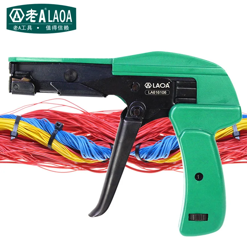 LAOA Cable Ties Gun For Cable Ties Fastening Tool Cutting Tools2.2 4