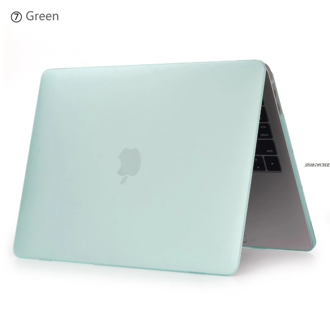 Жесткий матовый чехол для ноутбука Apple MacBook Air 13 11 Pro retina 12 15 для mac book New Pro 13 15 дюймов с сенсорной панелью A1706