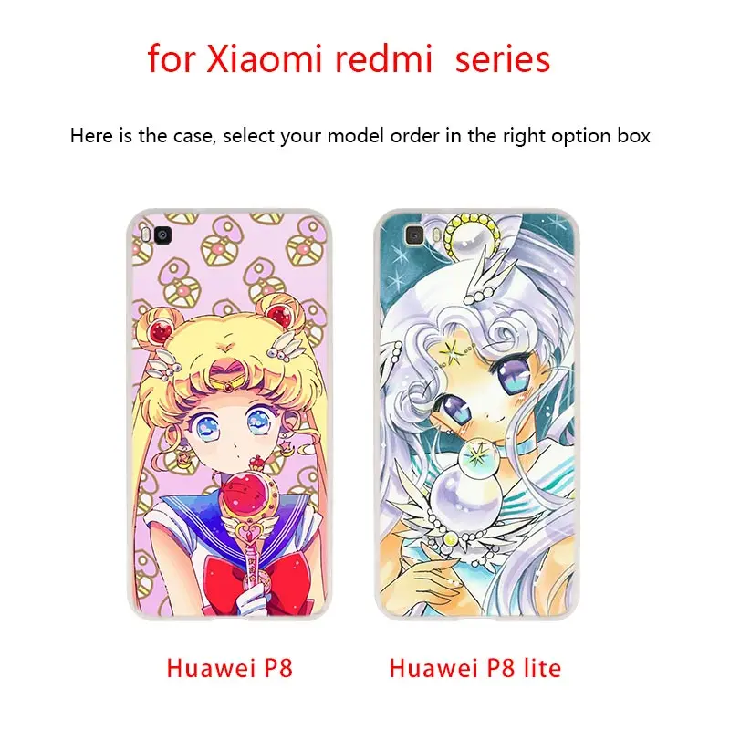 Чехол для телефона из ТПУ с Сейлор Мун мягкие чехлы Huawei P40 P30 P20 Pro P10 P9 Lite p30lite p40lite P