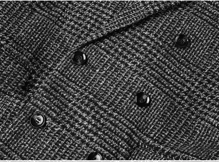 Мужской осенний и зимний серый узор Европейский Стиль Тонкий Повседневный банкетный костюм мужской клетчатый шерстяной Блейзер делового костюма F311