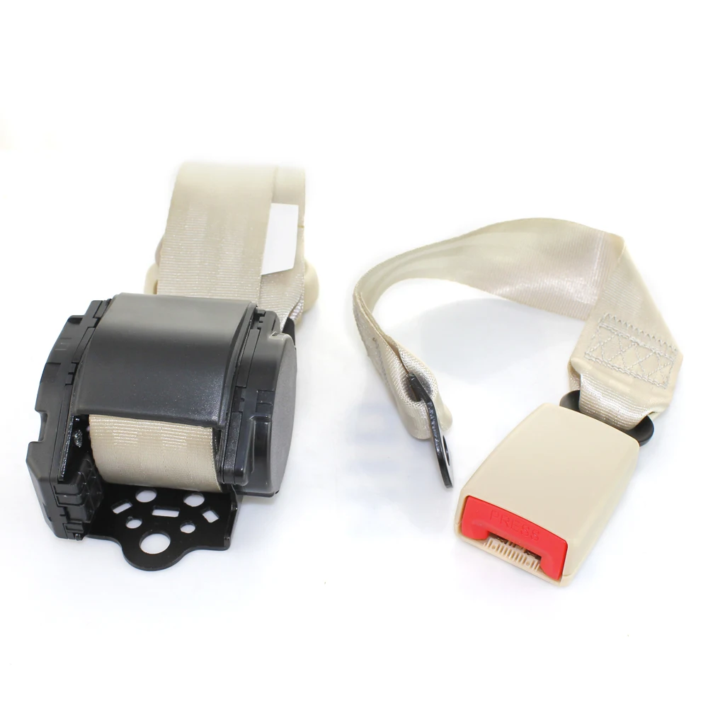 Universal 3 Point Car Seat Belt Auto Webbing Buckle  (4)
