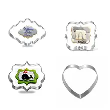 4 шт. кухонные изделия салатное кольцо яйцо печенье резак инструменты формы для выпечки гаджеты из нержавеющей стали, для выпечки формы помадки Вечерние