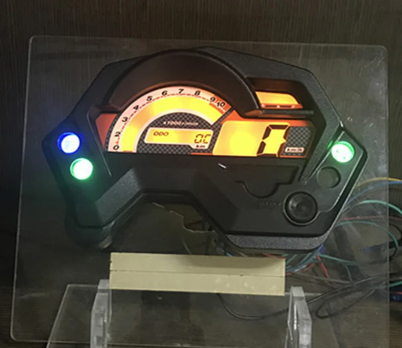 

Fast Shipping Original Motorcycle Motor Instrument Tachometer For FZ16 Speedometer The New ABS Panel LCD With Luminous