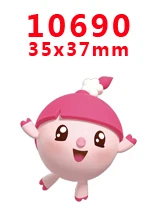 10690 30 шт мультфильм персонаж плоское украшение из смолы PR 10522 - Цвет: 10690