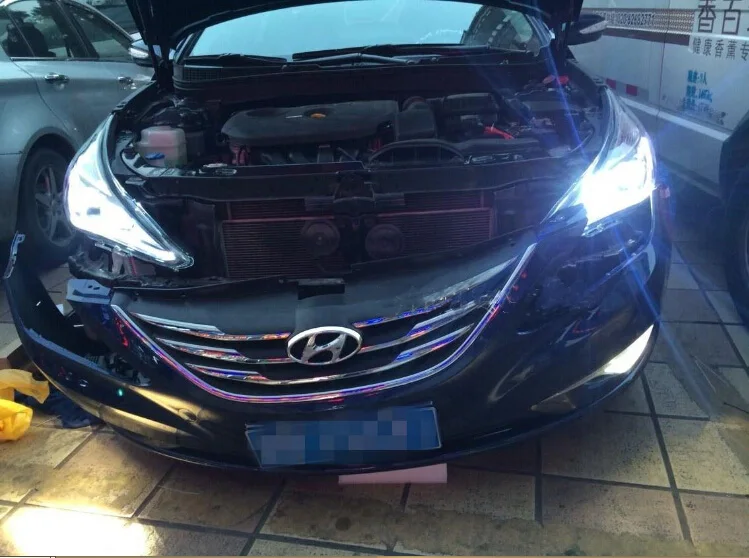 HID,2011~,Car Styling,Sonata Headlight,Solaris,accent,Elantra,Genesis,i10,i20,santa fe,tucson,lantra;Sonata head lamp