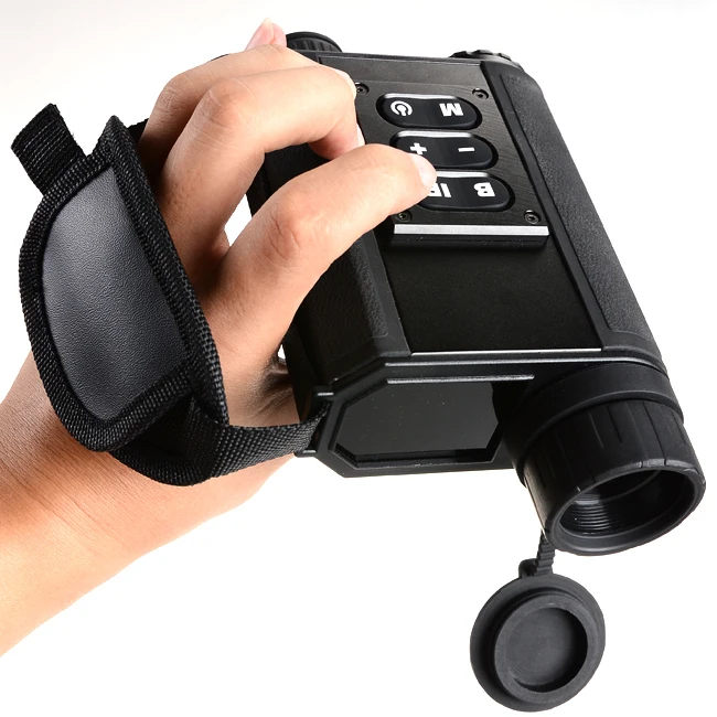 Multifunctional digital monocular infrared font b rangefinder b font day night vision goggles Night Vision Scope