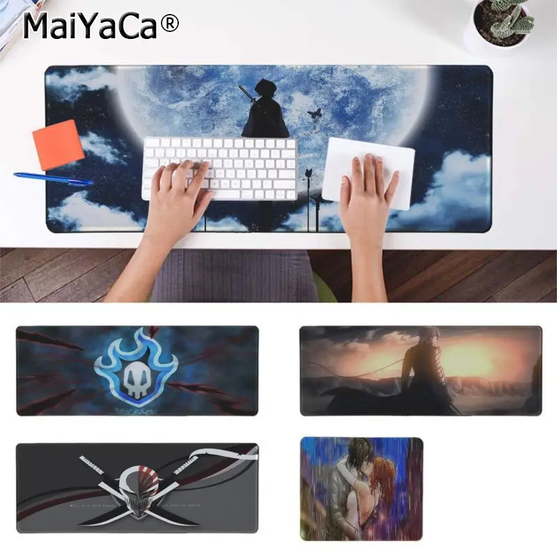 

Maiyaca Non Slip PC BLEACH Ulquiorra Orihime Gamer Speed Mice Retail Small Rubber Mousepad Free Shipping Large Mouse Pad