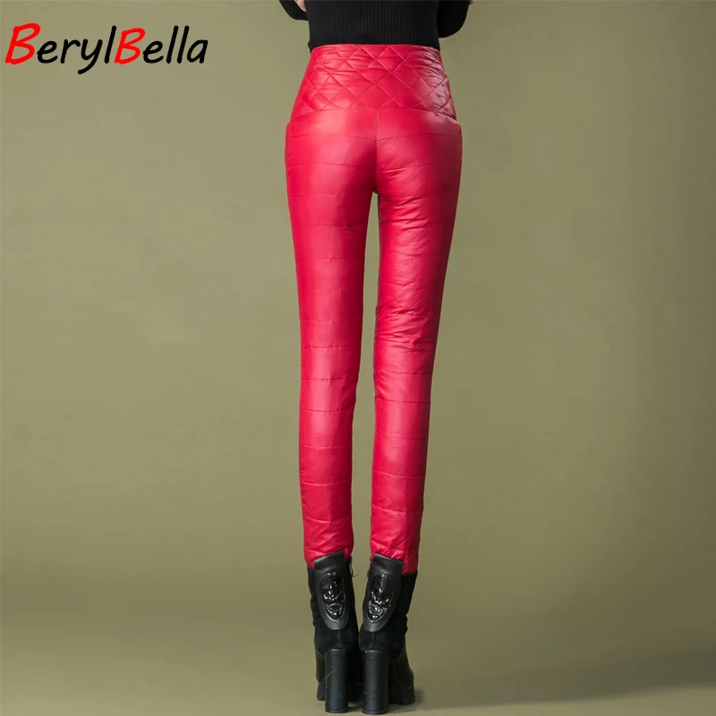 Women pants Down 2019 Formal Winter Slim warm Trousers High Waist Outer Wear pant women's Down Pants For women femme Women pants Down 2019 Formal Winter Slim warm Trousers High Waist Outer Wear pant women's Down Pants For women femme