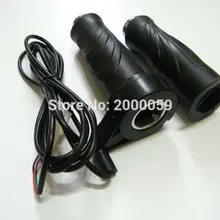 Универсальный черный электрический скутер велосипед поворотный захват дросселя 3 провод 24/36/48v для е-байка