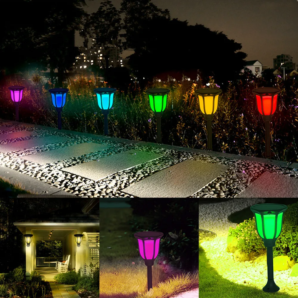 LED Solar garden lamps garden light lantern lighting metal  luminaire patio 