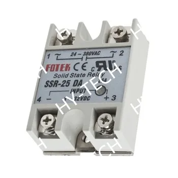 

Single phase solid state relay SSR-25DA 25A 24-380VAC 3-32VDC new with 1 year warranty
