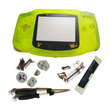 Прозрачный желтый корпус, ограниченная серия, корпус на замену, чехол, запчасти, подходит для Nintendo dogba GameboyAdvance Skin GBO DMG, подарок для игры