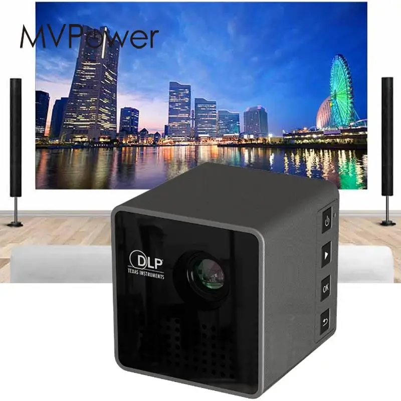 New 30 Lumens Mini LED Projector DLP P1 Home Movie Theater 1080P New 30 Lumens Mini LED Projector DLP P1 Home Movie Theater 1080P