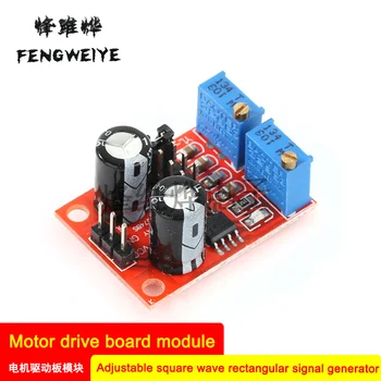 

NE555 pulse frequency duty cycle adjustable square wave rectangular signal generator stepper motor driver board module