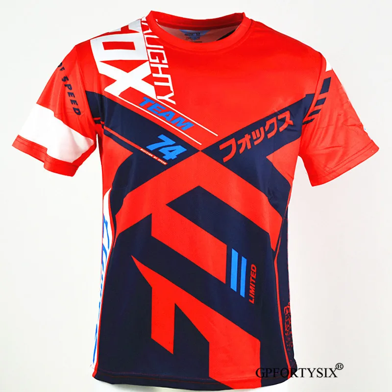 

XC BMX Short Sleeve Cycling T-Shirt Dirt bike Downhill Jersey Bicycle Mountain Bike Clothing Quick Dry DH MX MTB Jersey