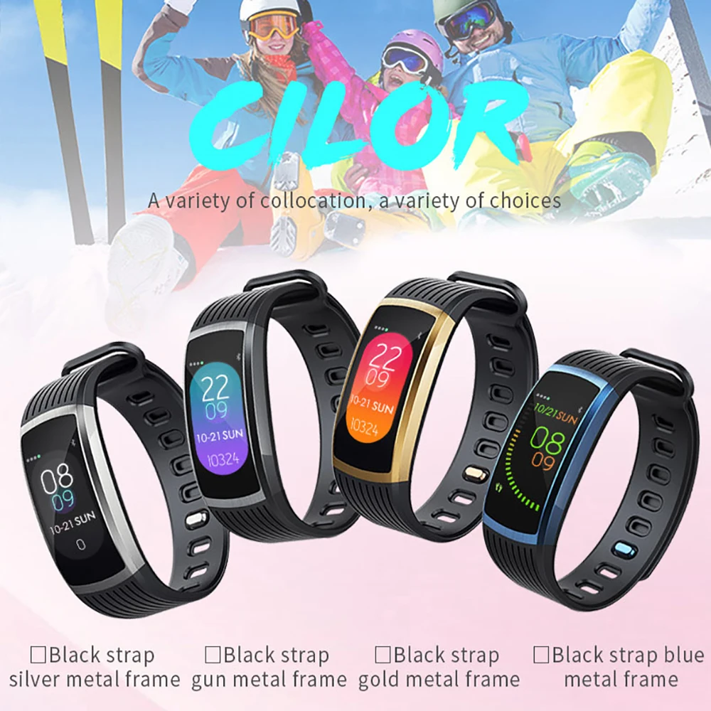 A18 умный Браслет фитнес браслет MiBand большой частота сердечных сокращений GPS OLED