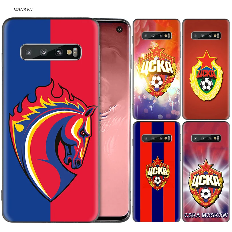 

CSKA Moscow Silicone Case For Samsung Galaxy S8 S9 S10 Plus S10e A50 A30 M30 A40 A20 A10 M20 M10 S7 Edge Cover