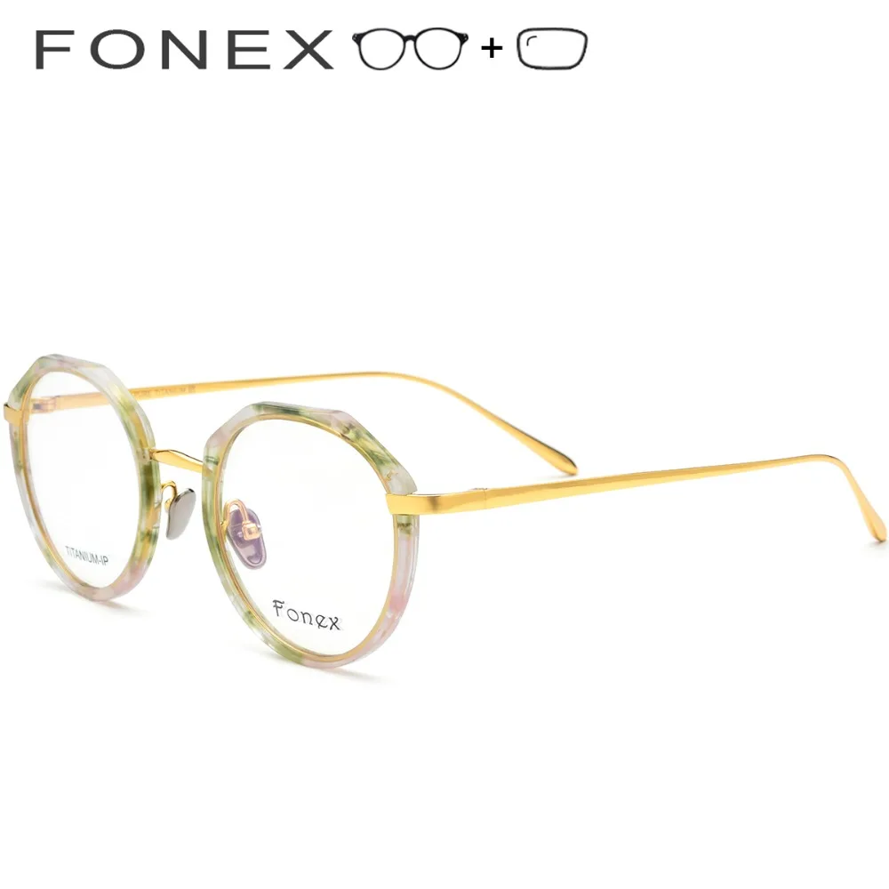 Myopie Reinem Frauen 2019 Rahmen Ultraleicht Männer Optische Koreanische Vintage Runde Titan Neue Brillen qFOxzp
