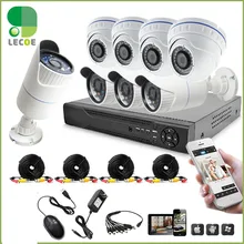 CCTV 8CH surveillance AHD 1080P DVR System video recorder security 2.0MP AHD camera +HDD Hard Disk Drive 3.5″ CCTV 1TB