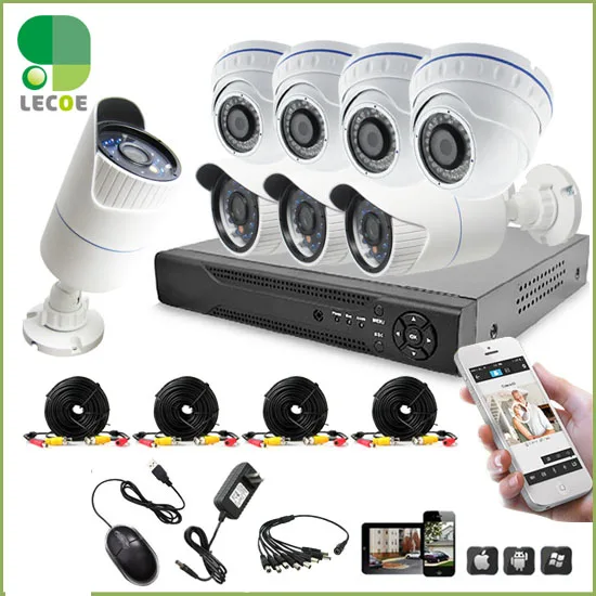 CCTV 8CH surveillance AHD 1080P DVR System video recorder security 2