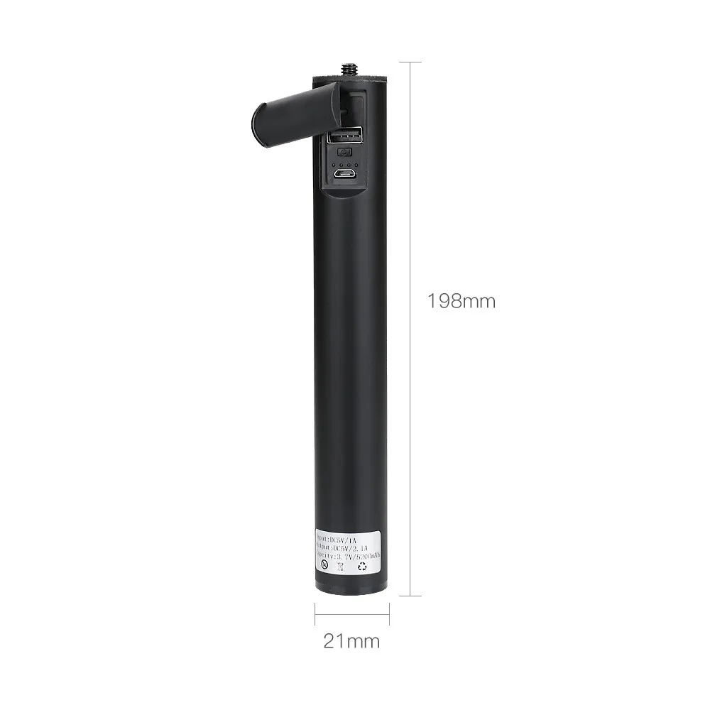 Портативный внешний аккумулятор, расширенная ручка, кронштейн для зарядки, пряжка для DJI OSMO, карманный, для спортивных и экшн-камер, аксессуары