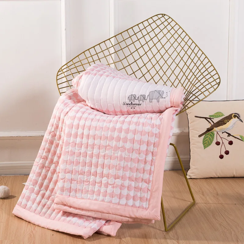 Niobomo новое летнее стеганое одеяло с принтом фламинго, покрывало для кровати, домашний текстиль, подходит для детей и взрослых