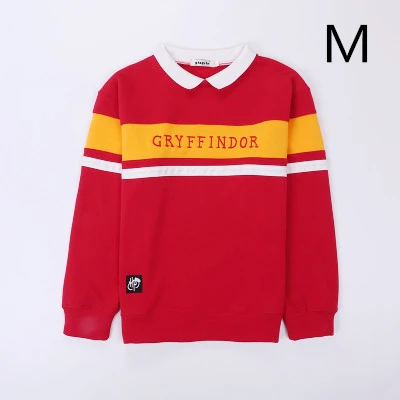 RED M Парная одежда из Поттера; волшебная школьная форма; свитер Гриффиндор сливер; повседневная одежда с вышивкой для мальчиков и девочек; маскарадные костюмы - Цвет: RED M