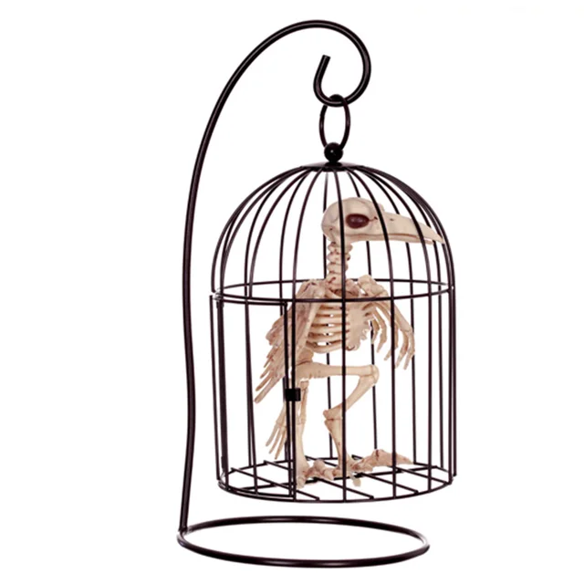 2018 Decoration Prop Skeleton Bird Cage Plastic Crow 2018 Decoration Prop Skeleton Bird Cage Plastic Crow Animal Bones For Horror