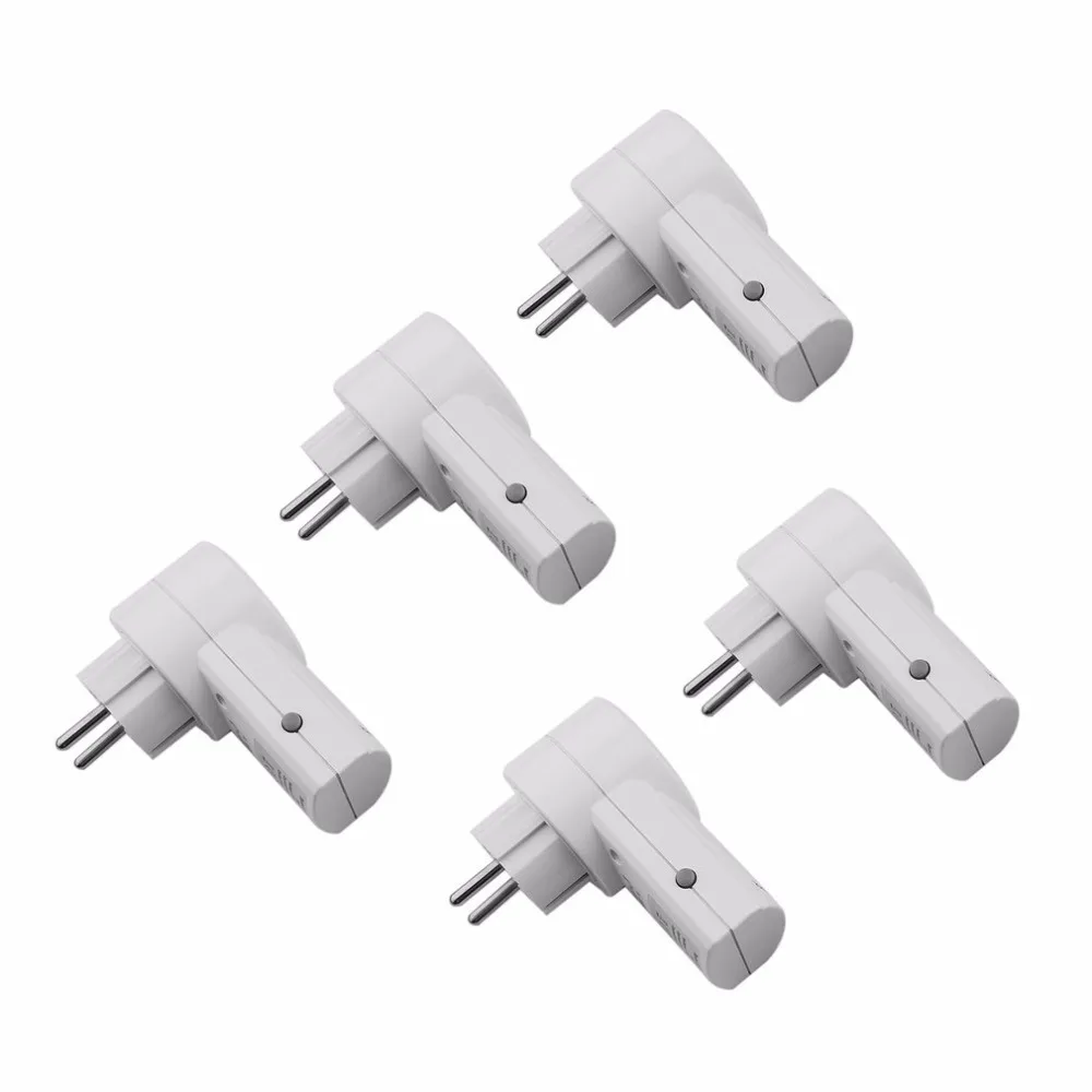 Лидер продаж 5 P Беспроводной Мощность розетки+ 1 удаленного Управление Лер ЕС Plug Высокопроизводительные Беспроводной удаленного Управление Мощность подключите коммутатор
