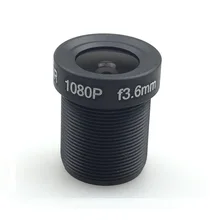 Объектив видеонаблюдения 2.0MP 1080P 1/2. 7 ''3,6 мм для HD Full HD AHD/CVI/TVI/IP камеры M12* 0,5 MTV крепление DIY камеры