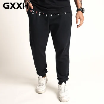 

tide brand Large size men's trousers Loose casual plus fertilizer to increase the income Leg pants Autumn men's pants 6XL