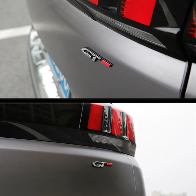 1х наклейка на заднюю дверь эмблема кузова автомобиля для Peugeot 208 301 308 408 508 2008 3008 4008