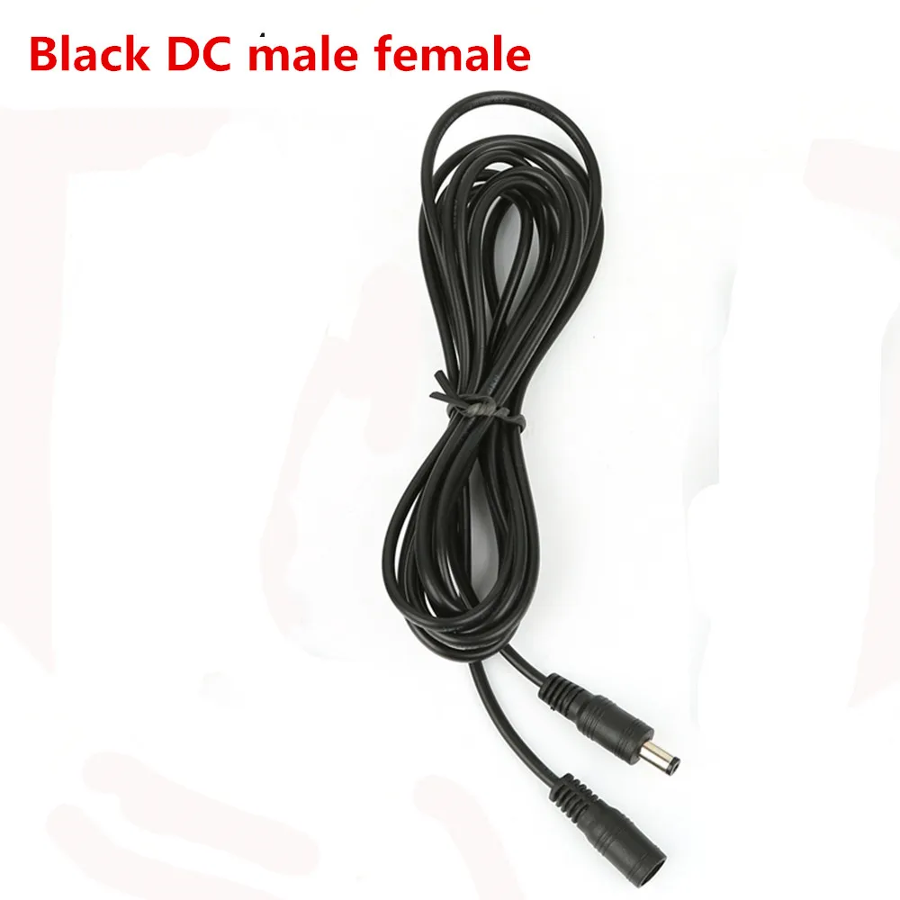 Лидер продаж 1 м 2 м 3 м 5 м 2,1X5,5 мм DC разъем Мощность Plug с расширением провода DC женский и мужской Jack адаптер
