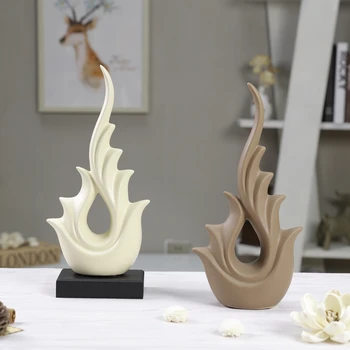 

Noric ceramic lucky fire design home decor crafts figurine room decoration office porcelain ornaments wedding decoration gifts