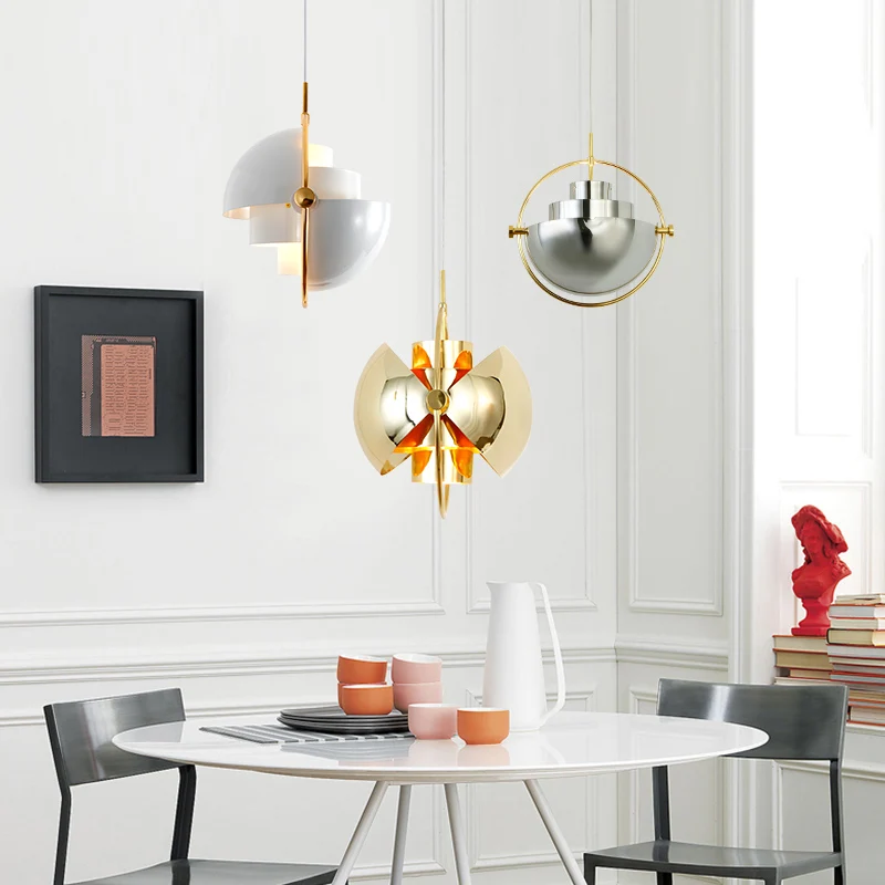 Современный подвесной светильник, креативный Металлический Золотой глобус, подвесной светильник, сменная Подвесная лампа, светильник для кухни, гостиной