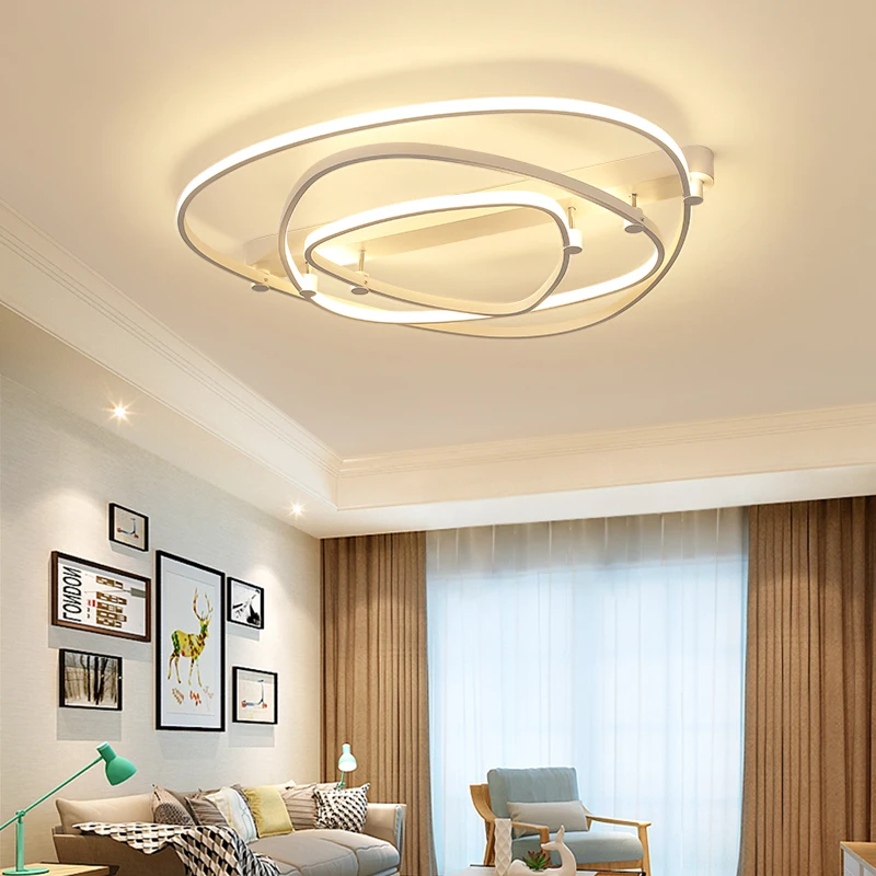 

NEO Gleam Living Study Room Bedroom Modern Led Chandelier AC85-265V Home Deco Ceiling Chandeliers Fixtures lamparas de techo