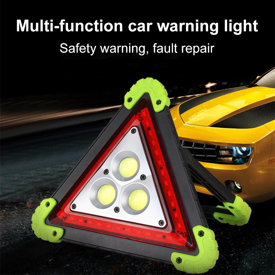 

20W USB Rechargeable Portable Spotlights LED COB Work Light Waterproof Outdoor Emergency Lamp Searchlight Camping Lamp 4 Modes