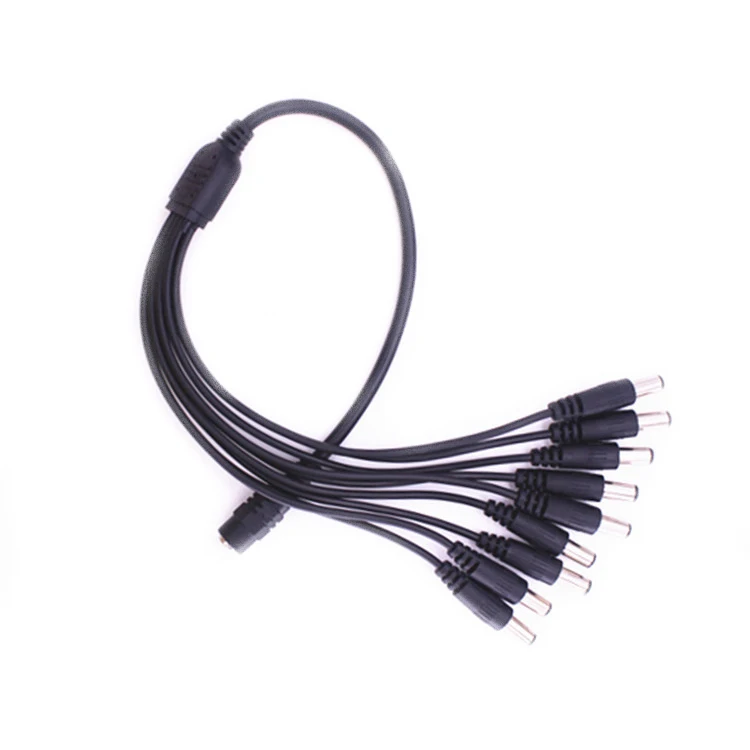 DC Plug Female To Male Plug 12V Power Splitter Adapter Power Cable For CCTV Camera 5.5 x 2.1mm DC Connector                      (2)