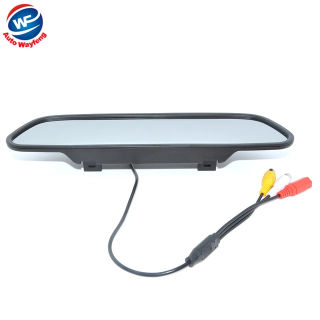 2 in 1 HD CCD backup reversing Camera +4.3" HD 800*480 Car Mirror Monitor , rear view mirror monitor car parking camera WF