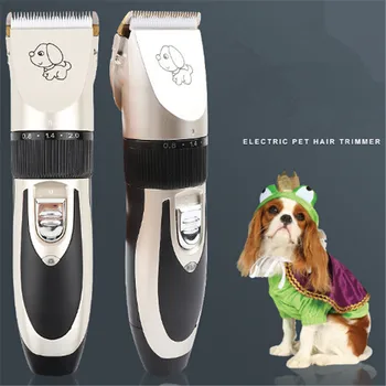 

Professional Pet Cat Dog Hair Trimmer Rechargeable Animal Grooming Clippers Shaver Electric Scissors Dogs Hair Cutting Machin
