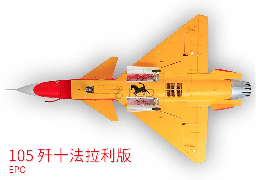 HSD Farrari J10 epo air fighter 105 мм EDF air jet с высокой производительностью