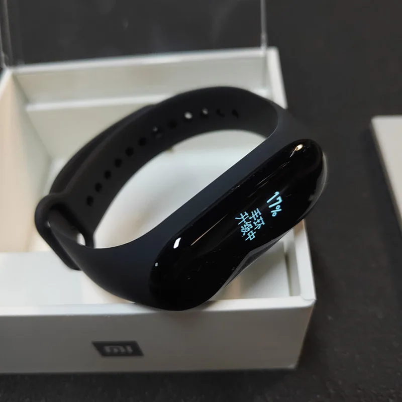 Оригинальный xiaomi Mi Band 3 умный Браслет miband ftness сердечного ритма трекер 0 78 дюймов OLED