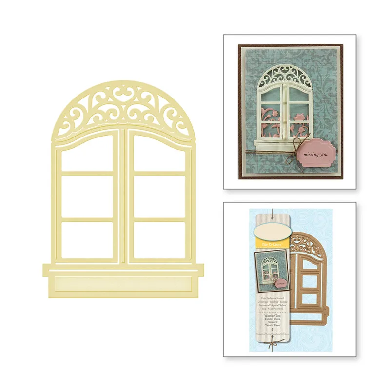 

GJCrafts Windows Frame Metal Cutting Die New 2019 for dies Scrapbooking DIY Album Embossing Card Tool Decorative Crafts Die Cuts