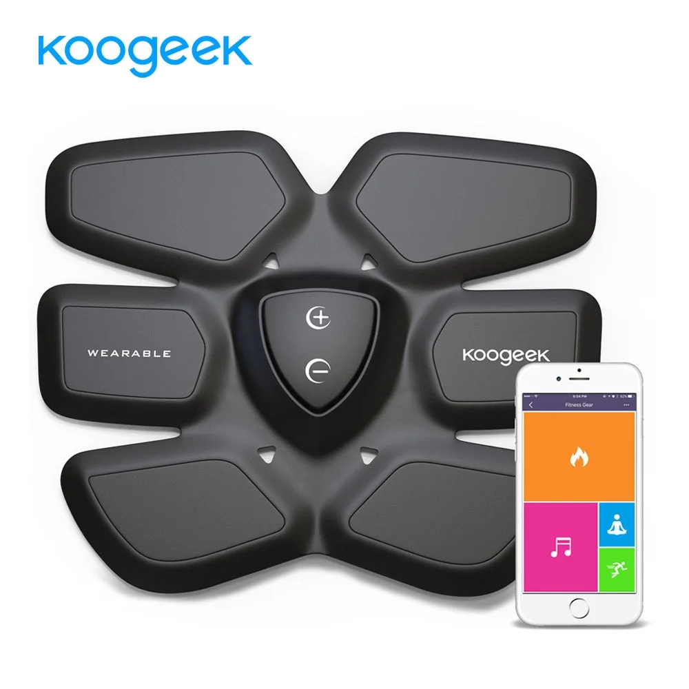 Koogeek EMS Smart Fitness Gear Abdominal Exerciser Abdomen Fit Training Slimming Abdominal Muscles Intensive Training Massager Koogeek EMS Smart Fitness Gear Abdominal Exerciser Abdomen Fit Training Slimming Abdominal Muscles Intensive Training Massager