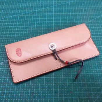 

designer leather craft template long wallet lid cover card holder die cutting knife mould hand punch tool set deri el aletleri
