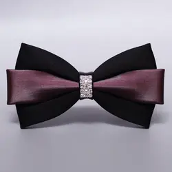 Свадебные галстук-бабочка жениха галстук гравате галстуки для мужчин джентльмена рубашка галстук бантом cravate pour homme аксессуары Бесплатная