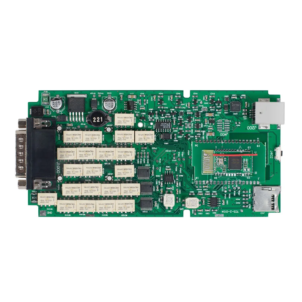 Одиночная зеленая печатная плата Новый super cdp tcs pro bluetooth 2016R1 Keygen multidiag pr для