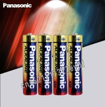 

Original Genuine Panasonic 1.5v AAA Alkaline Batteries 4PCS/LOT Camera Battery High Quality Primary Batteires For Toys Remote