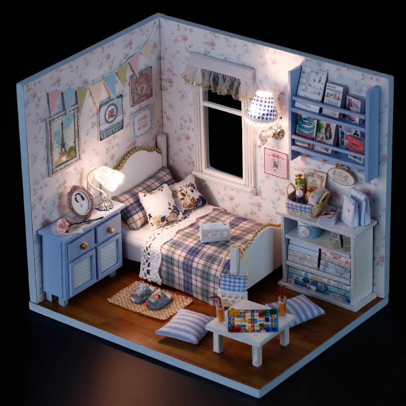 الفتيات دمية منزل أطقم تجميع Diy دمية منازل مصغرة دمية مجموعة اثاث عدة لعب للأطفال هدية الكريسماس الفتيات دمية منزل أطقم تجميع Diy دمية منازل مصغرة دمية مجموعة اثاث عدة لعب للأطفال هدية الكريسماس