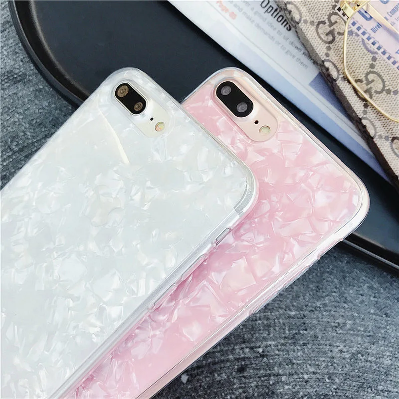 Мягкий чехол из ТПУ для телефона iPhone 7 8 Plus X Bling color Girly Fashion Shell 6 S Чехол Coque 5 5S se |